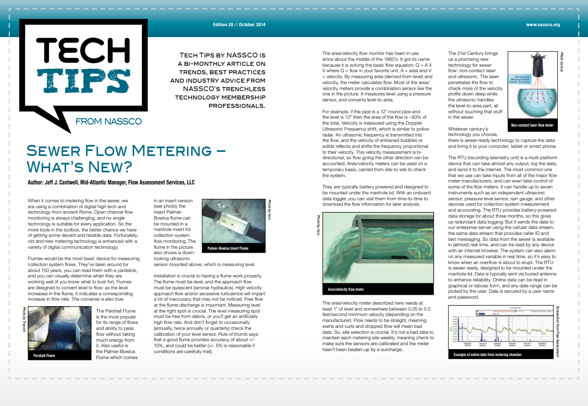 Sewer Flow Metering – What’s New?