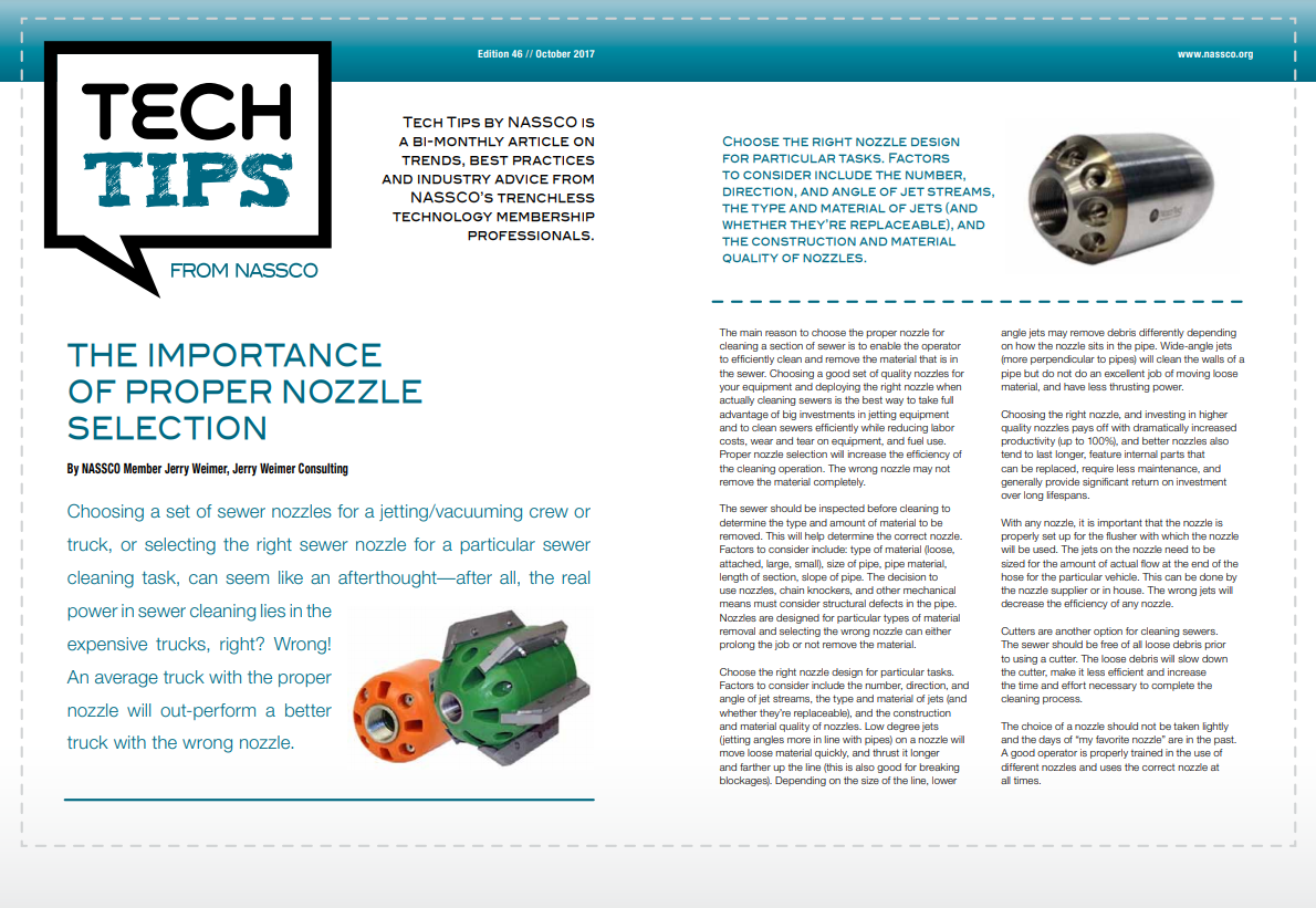 The Importance of Proper Nozzle Selection